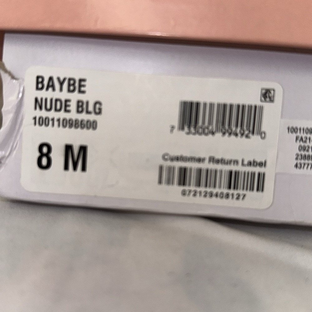 BRAND NEW NUDE GEM HEELS - Picture 4 of 4